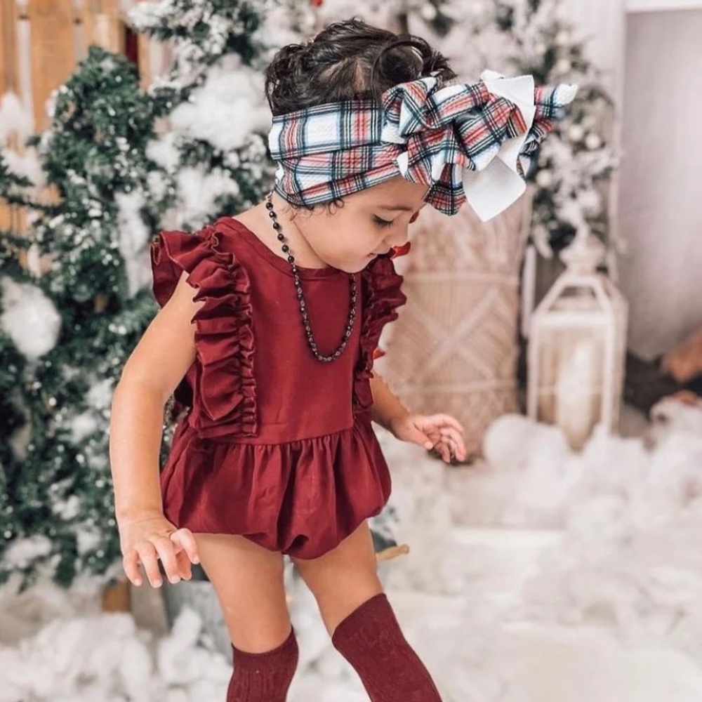 Ruffle front Bubble Romper girl toddler (2T)